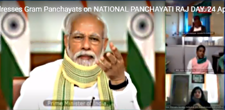 Panchaayti Raj: PM Narendra Modi addresses GPs on National Panchaayti Raj Day